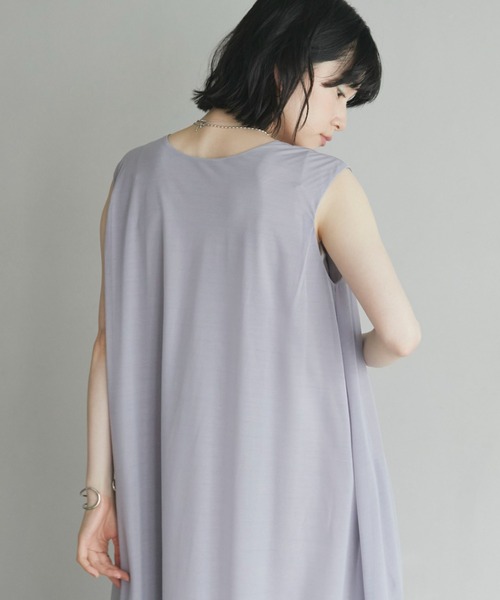 Doux archives（ドゥアルシーヴ）の「2WAYエスパンディロングワンピース（ワンピース・レディース・ネイビー/グレー/カーキ・38）」の14枚目の写真