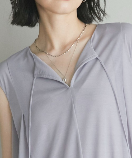 Doux archives（ドゥアルシーヴ）の「2WAYエスパンディロングワンピース（ワンピース・レディース・ネイビー/グレー/カーキ・38）」の16枚目の写真