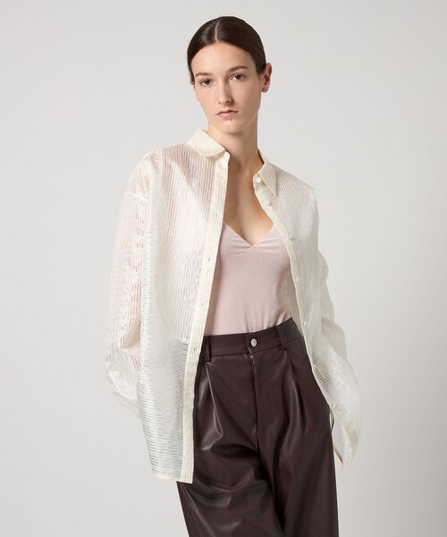 AEWEN MATOPH（イウエン マトフ）の「＜AEWEN MATOPH＞ベロア ロンパース（キャミソール・レディース・モカ/ライトピンク・FREE）」の20枚目の写真