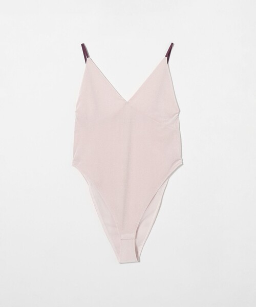 AEWEN MATOPH（イウエン マトフ）の「＜AEWEN MATOPH＞ベロア ロンパース（キャミソール・レディース・モカ/ライトピンク・FREE）」の10枚目の写真