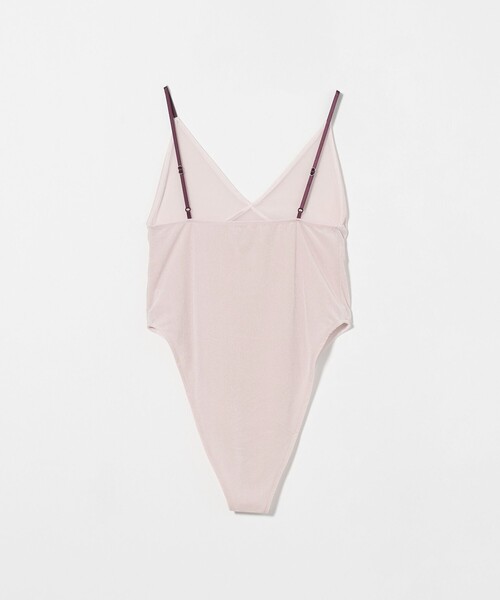 AEWEN MATOPH（イウエン マトフ）の「＜AEWEN MATOPH＞ベロア ロンパース（キャミソール・レディース・モカ/ライトピンク・FREE）」の11枚目の写真