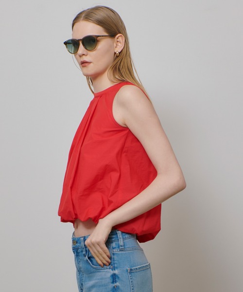 allureville（アルアバイル）の「ライトタフタコンビバルーンプルオーバー（Tシャツ/カットソー・レディース・ネイビー/レッド/ライトグレー・2）」の15枚目の写真