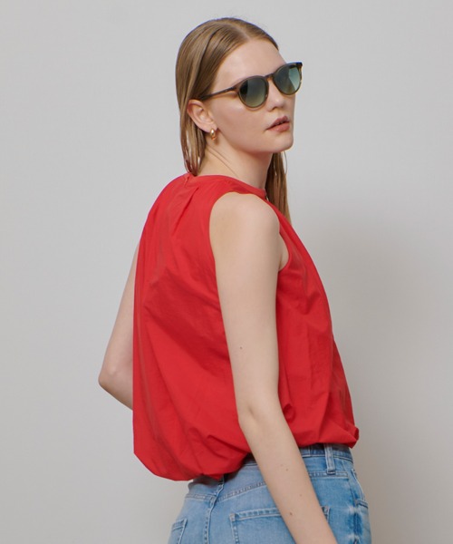 allureville（アルアバイル）の「ライトタフタコンビバルーンプルオーバー（Tシャツ/カットソー・レディース・ネイビー/レッド/ライトグレー・2）」の16枚目の写真