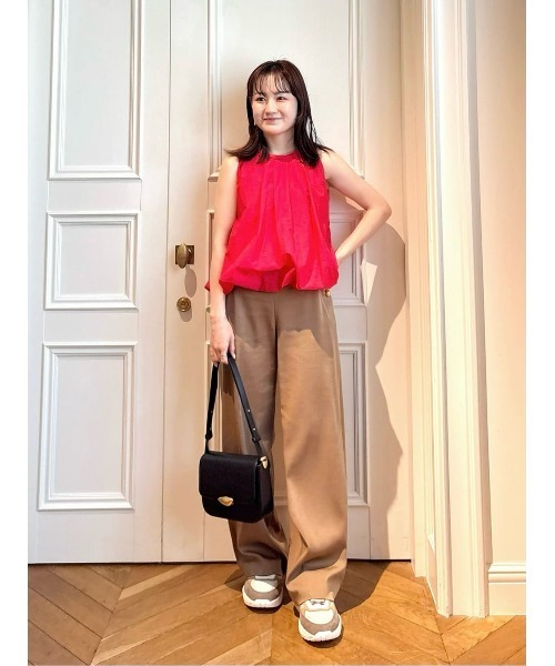 allureville（アルアバイル）の「ライトタフタコンビバルーンプルオーバー（Tシャツ/カットソー・レディース・ネイビー/レッド/ライトグレー・2）」の19枚目の写真