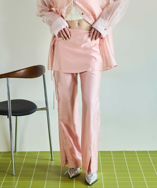 Skirt Combination Sheer Pants/スカートコンビシアーパンツ