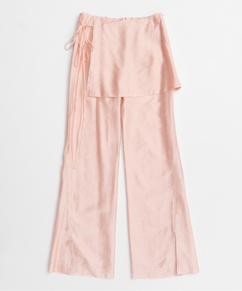 極美品　maison special 38 ピンク　シアーパンツ 極美品 maison special 38 ピンク シアーパンツ - メルカリ