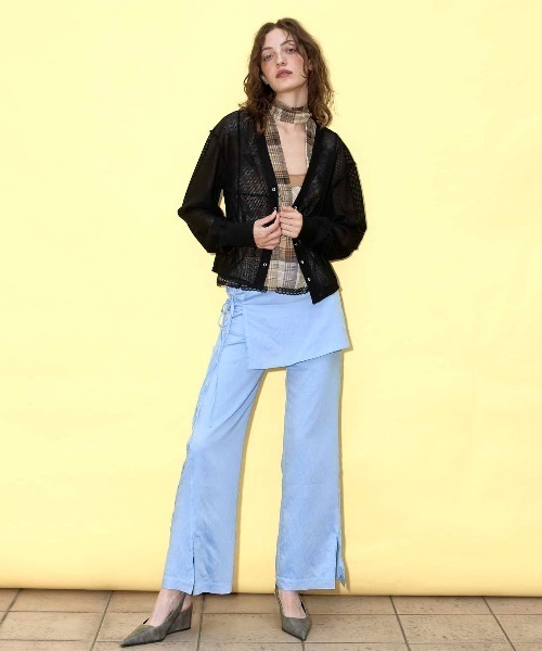 MAISON Specialスカートパンツ Tech Skirt Layered Pants/テックスカートパンツ【MAISON