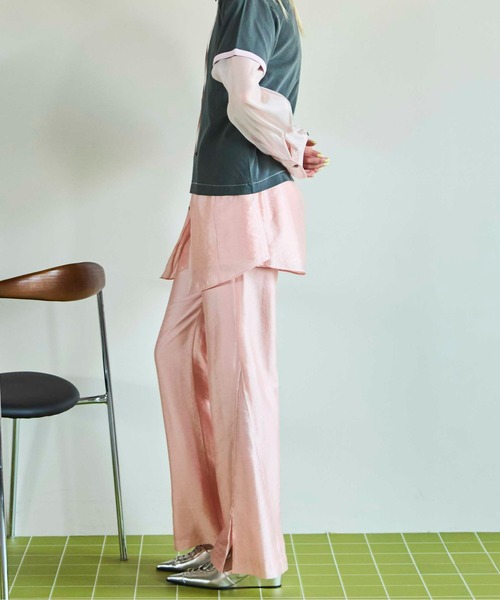 MAISON Specialスカートパンツ Skirt Combination Sheer Pants/スカートコンビシアーパンツ