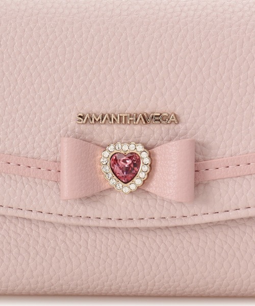 SAMANTHAVEGA（サマンサベガ）の「ブロッサムリボン折財布（財布・レディース・ブラック/ライトブルー/ピンク・FREE）」の10枚目の写真