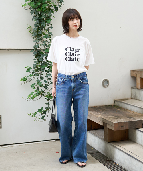Rouge vif Anna(ルージュヴィフアンナ)の「シアーロゴTシャツ(Tシャツ/カットソー・レディース・ホワイト/チャコールグレー・フリー)」の15枚目の写真