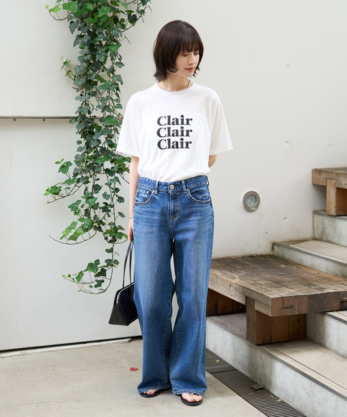 Rouge vif Anna(ルージュヴィフアンナ)の「シアーロゴTシャツ(Tシャツ/カットソー・レディース・ホワイト/チャコールグレー・フリー)」の17枚目の写真
