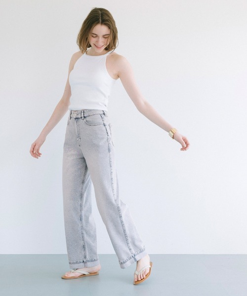 coca（coca）（コカ）の「ロールアップデニムパンツ（デニムパンツ・レディース・ブルー/ライトブルー・M/L/S）」の11枚目の写真