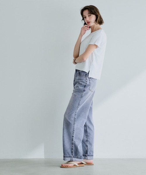 coca（coca）（コカ）の「ロールアップデニムパンツ（デニムパンツ・レディース・ブルー/ライトブルー・M/L/S）」の17枚目の写真