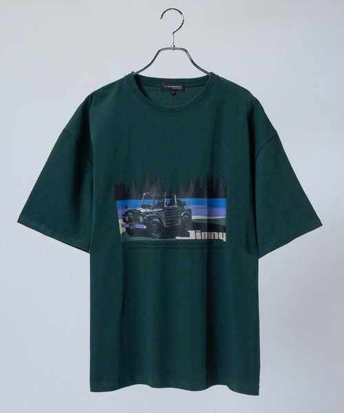 JOHN'S CLOSET(ジョンズクローゼット)の「【3】〔Jimny/ジムニー〕アソートパターン ジムニープリント 半袖Tシャツ(Tシャツ/カットソー・メンズ・ブラック系1/ブラック系3/カーキ系1/ピンク系2/ホワイト系3/ブルー系2/イエロー系2/ホワイト系1/グレー系3・MEDIUM/LARGE/X-LARGE)」の6枚目の写真