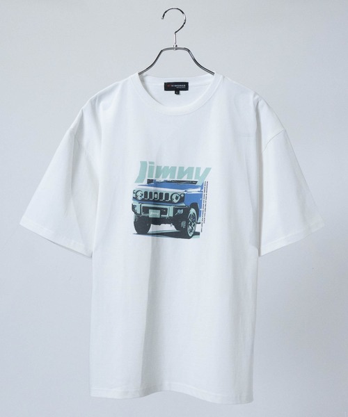JOHN'S CLOSET(ジョンズクローゼット)の「【3】〔Jimny/ジムニー〕アソートパターン ジムニープリント 半袖Tシャツ(Tシャツ/カットソー・メンズ・ブラック系1/ブラック系3/カーキ系1/ピンク系2/ホワイト系3/ブルー系2/イエロー系2/ホワイト系1/グレー系3・MEDIUM/LARGE/X-LARGE)」の7枚目の写真
