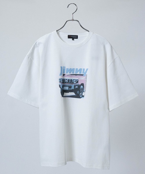 JOHN'S CLOSET(ジョンズクローゼット)の「【3】〔Jimny/ジムニー〕アソートパターン ジムニープリント 半袖Tシャツ(Tシャツ/カットソー・メンズ・ブラック系1/ブラック系3/カーキ系1/ピンク系2/ホワイト系3/ブルー系2/イエロー系2/ホワイト系1/グレー系3・MEDIUM/LARGE/X-LARGE)」の9枚目の写真