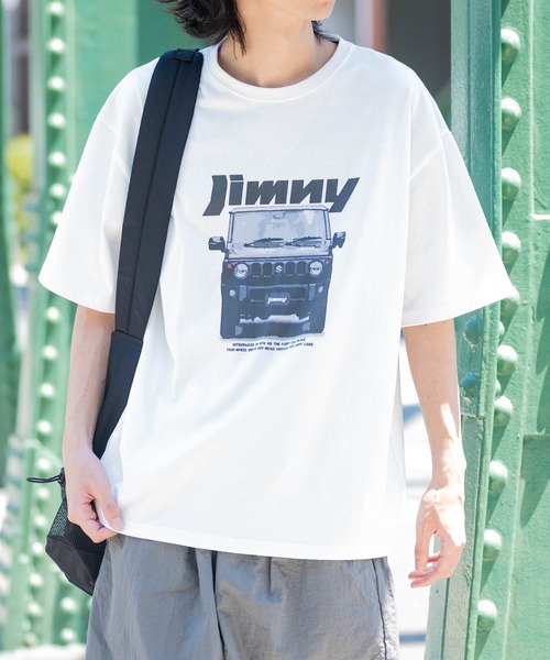 JOHN'S CLOSET(ジョンズクローゼット)の「【3】〔Jimny/ジムニー〕アソートパターン ジムニープリント 半袖Tシャツ(Tシャツ/カットソー・メンズ・ブラック系1/ブラック系3/カーキ系1/ピンク系2/ホワイト系3/ブルー系2/イエロー系2/ホワイト系1/グレー系3・MEDIUM/LARGE/X-LARGE)」の18枚目の写真