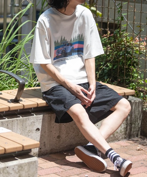 JOHN'S CLOSET(ジョンズクローゼット)の「【3】〔Jimny/ジムニー〕アソートパターン ジムニープリント 半袖Tシャツ(Tシャツ/カットソー・メンズ・ブラック系1/ブラック系3/カーキ系1/ピンク系2/ホワイト系3/ブルー系2/イエロー系2/ホワイト系1/グレー系3・MEDIUM/LARGE/X-LARGE)」の16枚目の写真