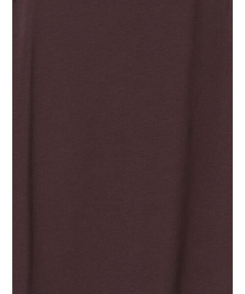 Te chichi TERRASSE（テチチテラス）の「【接触冷感】肩タックノースリーブチュニック（Tシャツ/カットソー・レディース・ブラウン/オフホワイト/チャコールグレー・F）」の8枚目の写真