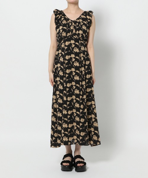 mysty woman（ミスティウーマン）の「デザインエンパイアワンピース　574371（ワンピース・レディース・オフホワイト/ブラック・FREE）」の8枚目の写真