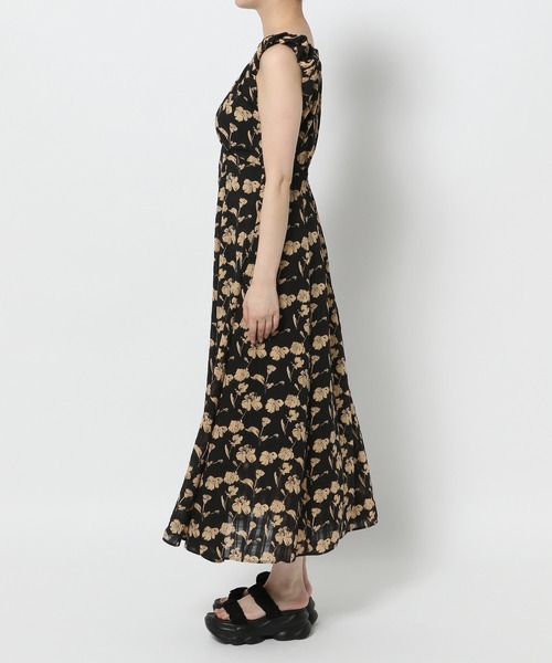 mysty woman（ミスティウーマン）の「デザインエンパイアワンピース　574371（ワンピース・レディース・オフホワイト/ブラック・FREE）」の9枚目の写真