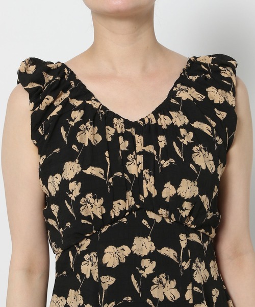 mysty woman（ミスティウーマン）の「デザインエンパイアワンピース　574371（ワンピース・レディース・オフホワイト/ブラック・FREE）」の12枚目の写真