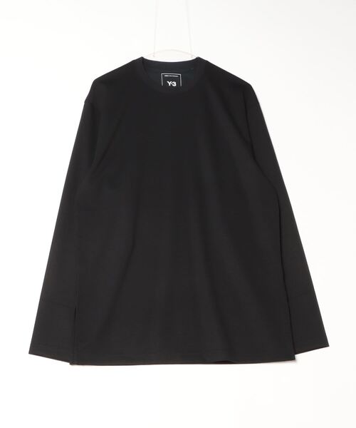 Y-3(ワイスリー)の「Y-3 PREMIUM LONG SLEEVE TEE(Tシャツ/カットソー・メンズ・ブラック・X-SMALL/SMALL/MEDIUM/LARGE/X-LARGE/XX-LARGE)」の2枚目の写真
