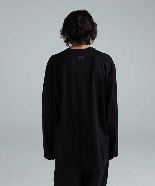 Y-3(ワイスリー)の「Y-3 PREMIUM LONG SLEEVE TEE(Tシャツ/カットソー・メンズ・ブラック・X-SMALL/SMALL/MEDIUM/LARGE/X-LARGE/XX-LARGE)」の4枚目の写真