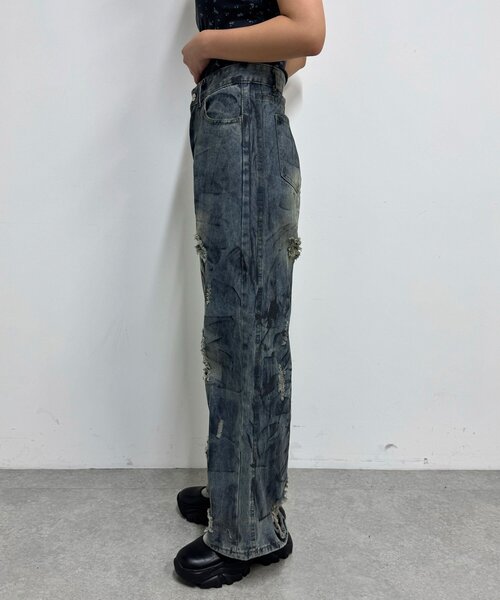 CIAOPANIC（チャオパニック）の「【neutral】ヴィンテージライクワイドデニム（デニムパンツ・レディース・インディゴブルー・SMALL/MEDIUM）」の13枚目の写真