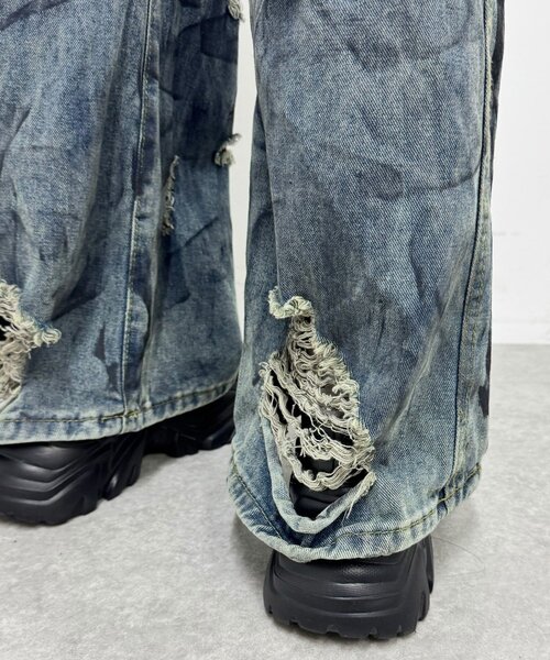 CIAOPANIC（チャオパニック）の「【neutral】ヴィンテージライクワイドデニム（デニムパンツ・レディース・インディゴブルー・SMALL/MEDIUM）」の18枚目の写真