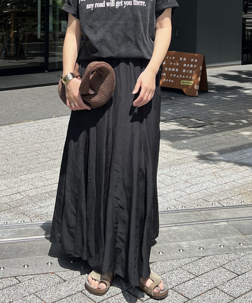 JOURNAL STANDARD L'ESSAGE ウェザーリネンマキシスカート JOURNAL STANDARD L'ESSAGE ウェザーリネンマキシスカート