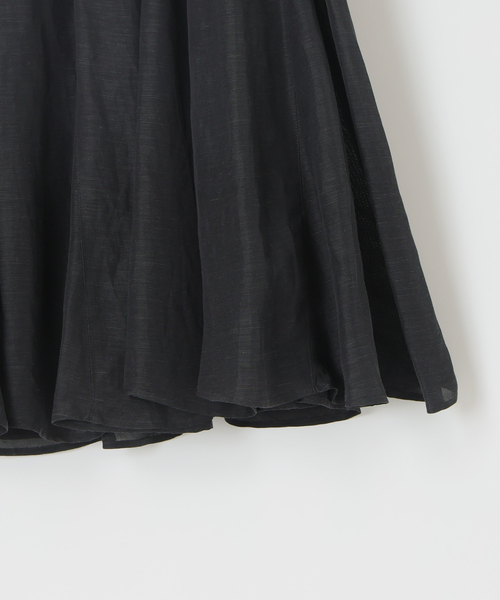 JOURNAL STANDARD（ジャーナルスタンダード）の「《WEB限定追加2》シアーレーヨンリネンスカート（スカート・レディース・ブラック/ライトグレー・FREE）」の8枚目の写真