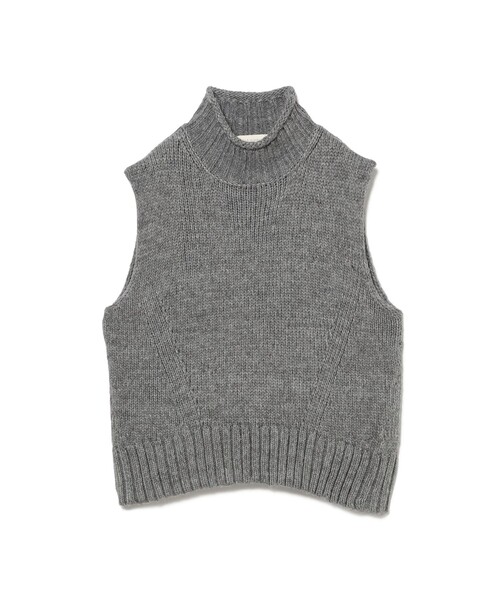 B:MING by BEAMS(ビーミングバイビームス)の「エドワード ハイネック ベスト(ニット/セーター・レディース・ライトグレー/ネイビー/ブラウン系その他・ONE SIZE)」の12枚目の写真