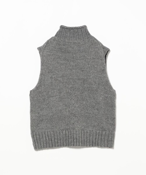 B:MING by BEAMS(ビーミングバイビームス)の「エドワード ハイネック ベスト(ニット/セーター・レディース・ライトグレー/ネイビー/ブラウン系その他・ONE SIZE)」の13枚目の写真