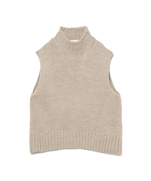B:MING by BEAMS(ビーミングバイビームス)の「エドワード ハイネック ベスト(ニット/セーター・レディース・ライトグレー/ネイビー/ブラウン系その他・ONE SIZE)」の15枚目の写真