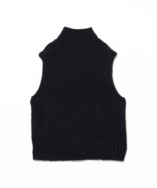 B:MING by BEAMS(ビーミングバイビームス)の「エドワード ハイネック ベスト(ニット/セーター・レディース・ライトグレー/ネイビー/ブラウン系その他・ONE SIZE)」の21枚目の写真