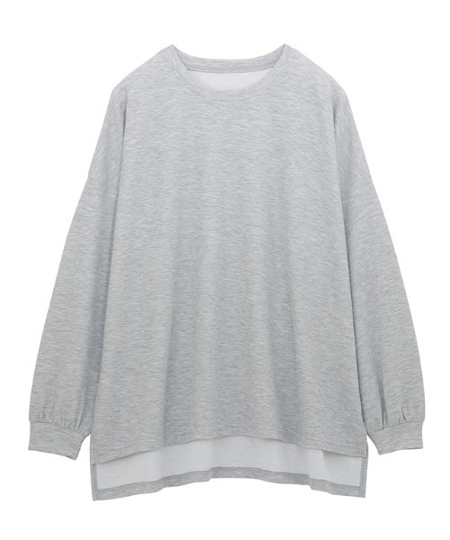 RANAN(ラナン)の「オーバーサイズスウェットT(Tシャツ/カットソー・レディース・ブラック/グレー/ホワイト/ピンク・M-L/XL-XXL)」の8枚目の写真