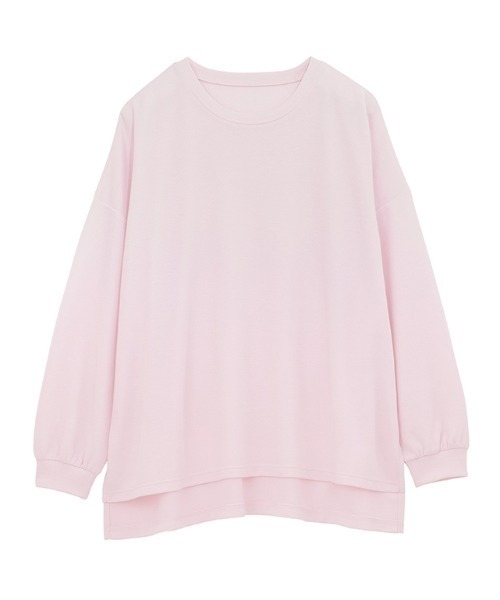 RANAN(ラナン)の「オーバーサイズスウェットT(Tシャツ/カットソー・レディース・ブラック/グレー/ホワイト/ピンク・M-L/XL-XXL)」の9枚目の写真