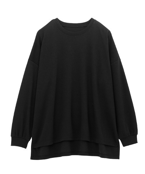RANAN(ラナン)の「オーバーサイズスウェットT(Tシャツ/カットソー・レディース・ブラック/グレー/ホワイト/ピンク・M-L/XL-XXL)」の7枚目の写真