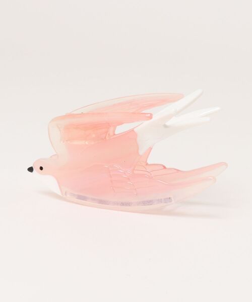 Fun & Daily(ファンアンドデイリー)の「F&D : ツバメアクリルヘアクリップ(バレッタ/ヘアクリップ・レディース・グリーン/ピンク・FREE)」の2枚目の写真