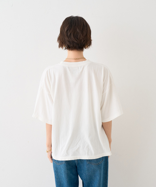 tシャツ 「REMI RELIEF／レミレリーフ」別注TEE WISCONSI ロゴTシャツ レディース REMI RELIEF tシャツ 「REMI RELIEF／レミレリーフ」別注TEE