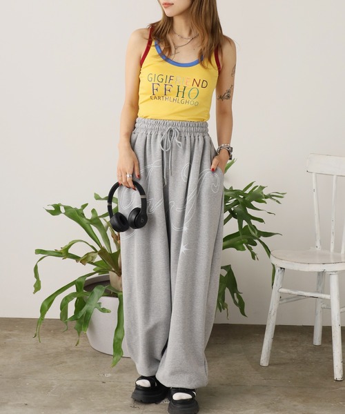 ROOPTOKYO（ループトウキョウ）の「Colorful Print Tank Top / カラフルプリント タンクトップ 夏物 夏服（タンクトップ・レディース・ホワイト/イエロー/ブラック・FREE）」の16枚目の写真