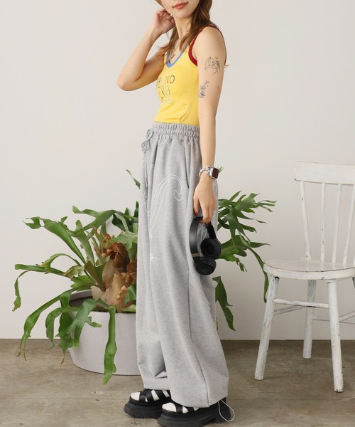 ROOPTOKYO（ループトウキョウ）の「Colorful Print Tank Top / カラフルプリント タンクトップ 夏物 夏服（タンクトップ・レディース・ホワイト/イエロー/ブラック・FREE）」の17枚目の写真