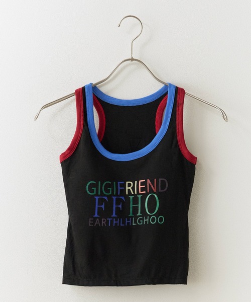 ROOPTOKYO（ループトウキョウ）の「Colorful Print Tank Top / カラフルプリント タンクトップ 夏物 夏服（タンクトップ・レディース・ホワイト/イエロー/ブラック・FREE）」の8枚目の写真