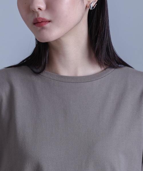 kOhAKU(コハク)の「ハトメリボンアシメワンピース(ワンピース・レディース・ブラック/グレー・2/1)」の6枚目の写真