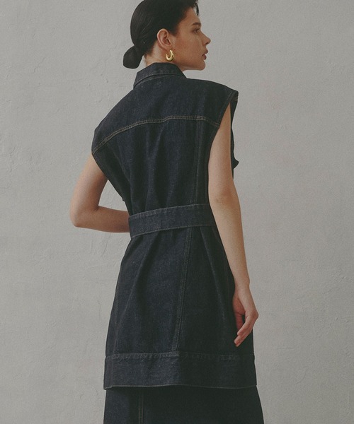 GISELe 10月号掲載】atelier SOMETHING BELTED DENIM JACKET/アトリエ