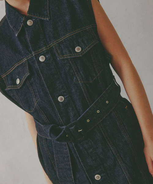 GISELe 10月号掲載】atelier SOMETHING BELTED DENIM JACKET/アトリエ