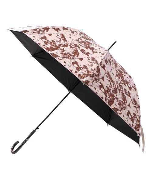 ScoLar（スカラー）の「652731：猫ちゃんいっぱい柄 晴雨兼用UVカット傘（長傘・レディース・ピンク・FREE）」の7枚目の写真