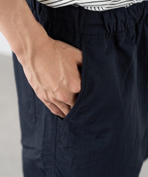 NANGA（ナンガ）の「【NANGA】NYLON TUSSER EASY SHORTS NW2321-1I512（その他パンツ・メンズ・ブラック/アイボリー・L/M/S）」の12枚目の写真