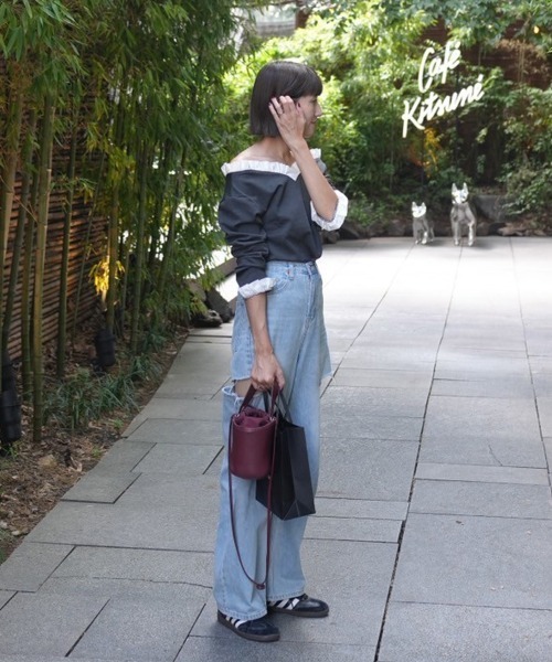 セール】Vネックフリルトップス（その他トップス）｜DONOBAN（ドノバン